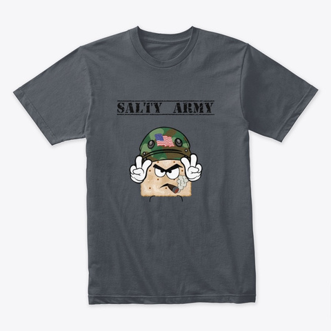 Salty Army Heavy Metal T-Shirt Front