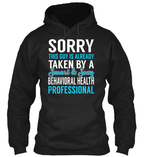 Behavioral Health Professional Black T-Shirt Front