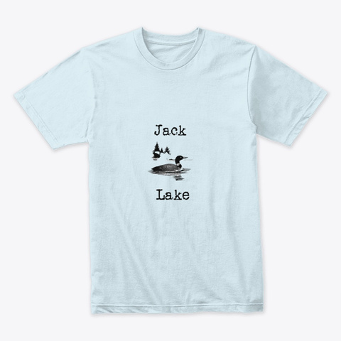 Jack Lake Light Blue T-Shirt Front