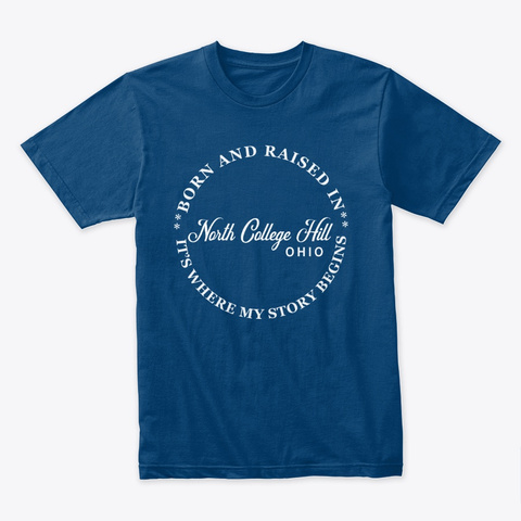 North College Hill  Lover T Shirt Cool Blue Camiseta Front
