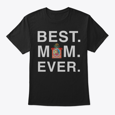 Oaxaca Best Mom Ever Mothers Day Gift Ts Black T-Shirt Front
