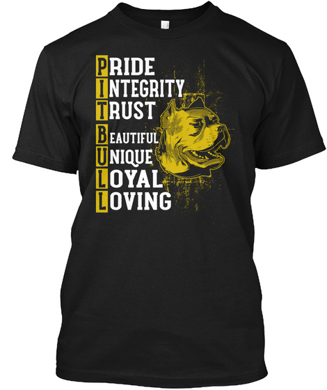 Pitbull-pride-integrity.. Pride Integrity Trust Standard Unisex T-shirt 