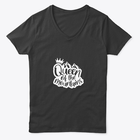 Queen Of The Mountains Black T-Shirt Front