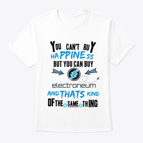 Electroneum (Etn) T Shirt 2020 White T-Shirt Front