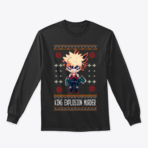 King Explosion Murder Ugly Sweater