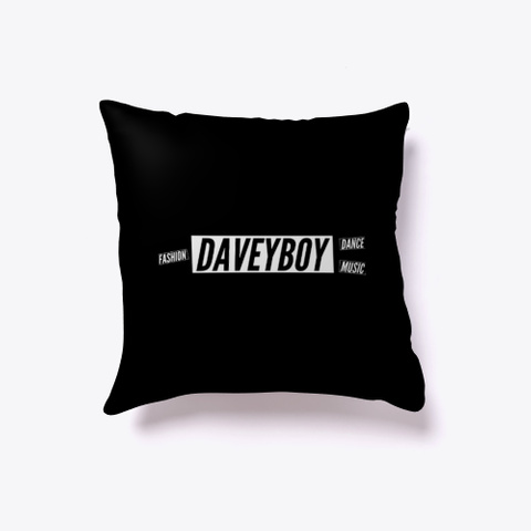 Daveyboy  (Pillow) Black T-Shirt Front