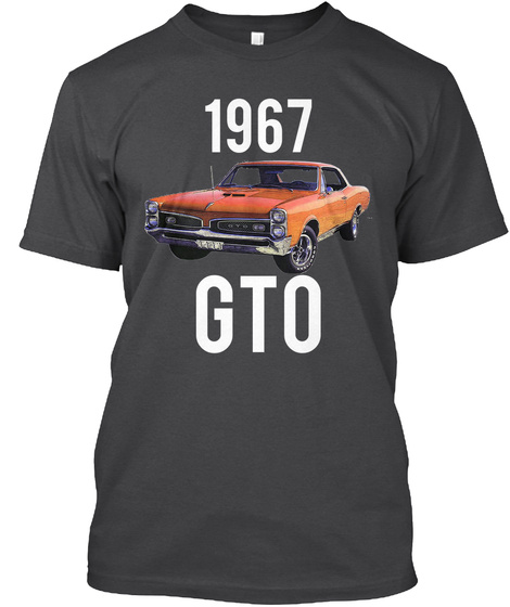 1967 Gto Dark Grey Heather T-Shirt Front