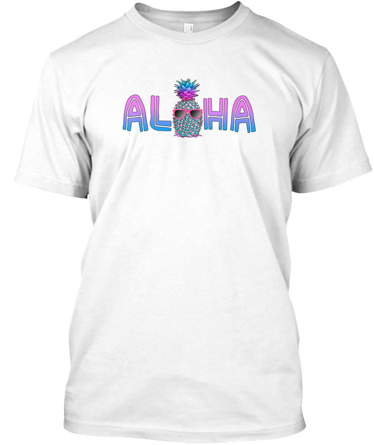 Tropical Pineapple Aloha Unisex Tshirt