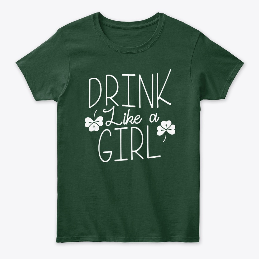 Drink Like A Girl St Patricks Blue