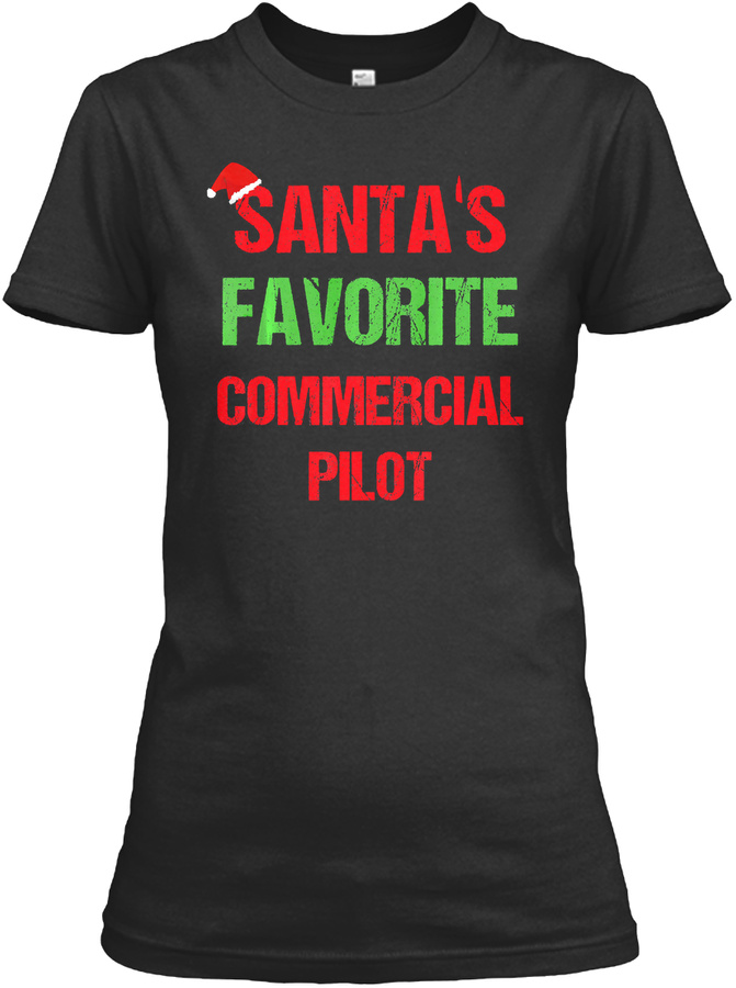 Commercial Pilot Funny Pajama Christmas Unisex Tshirt