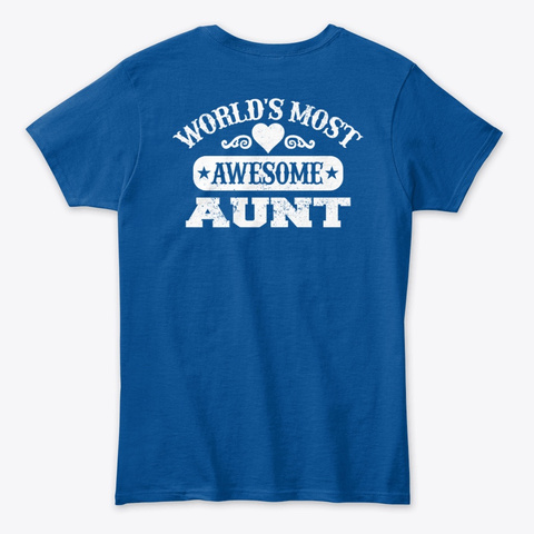 World's Most Awesome Royal T-Shirt Back