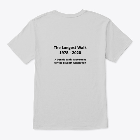Longest Walk Light Steel T-Shirt Back