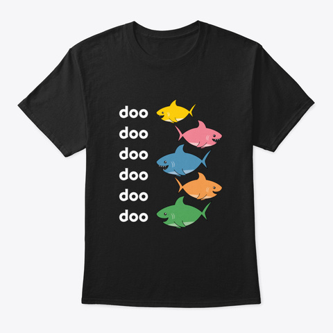 Baby Shark Doo Doo Black T-Shirt Front