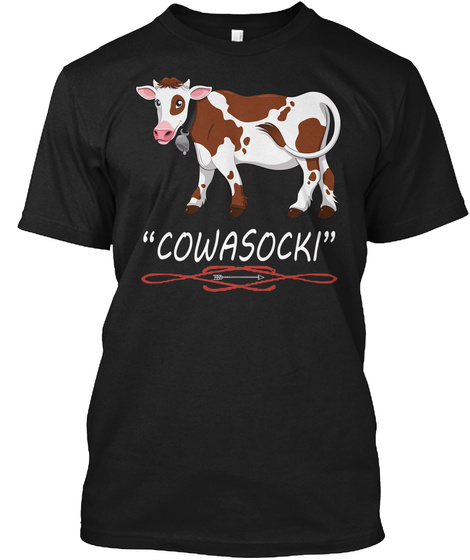 Cowasocki Black T-Shirt Front