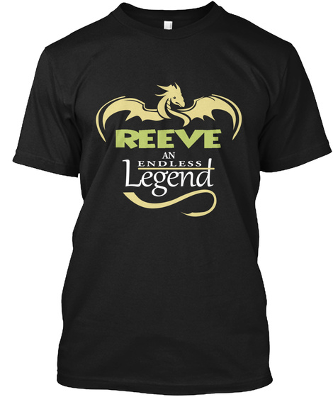 Reeve An Endless Legend Black T-Shirt Front