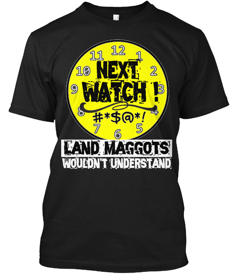 Next Watch T Shirt Black T-Shirt Front