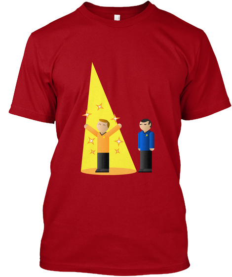 Spotlight T Shirt Deep Red T-Shirt Front