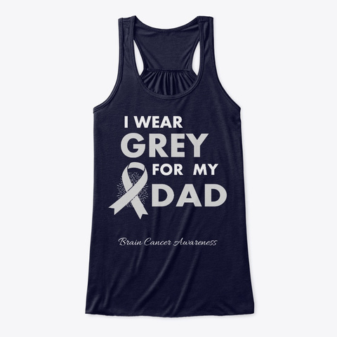 Brain Cancer Awareness Mom Midnight T-Shirt Front