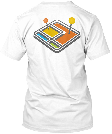 Get With Arcade City White T-Shirt Back