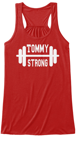 Tommy Strong Red T-Shirt Front