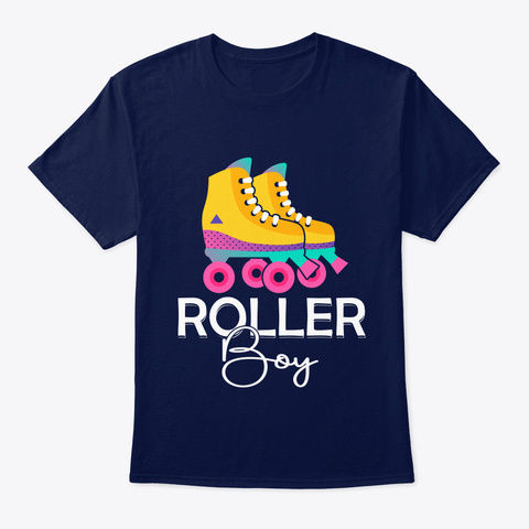 Roller Boys Navy T-Shirt Front
