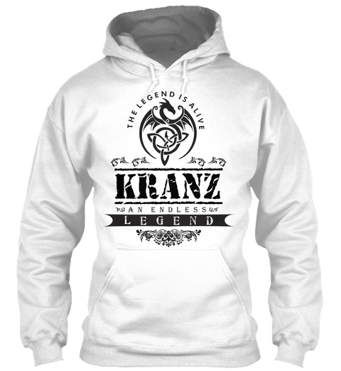 The Legend Is Alive Kranz Ian Endlesser Legend White T-Shirt Front