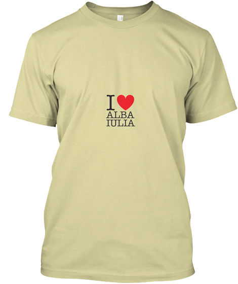 I Love Alba Iulia Sand T-Shirt Front