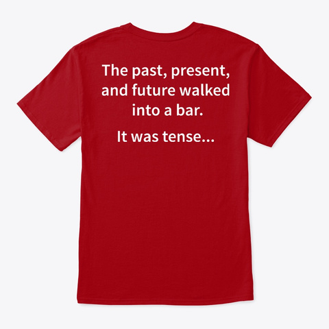 Tim Ferriss Penguin Shirt Deep Red T-Shirt Back