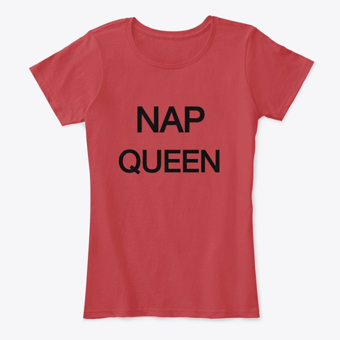 Nap Queen Classic Red T-Shirt Front
