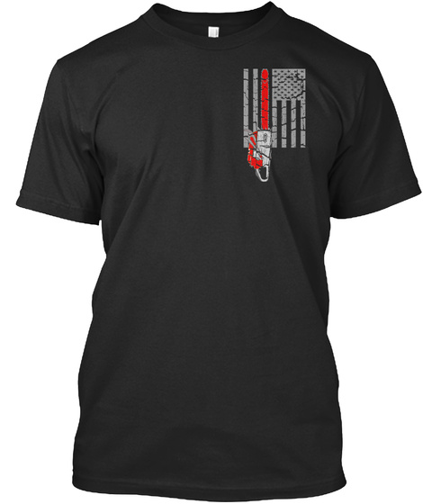 American Chainsaw Black T-Shirt Front