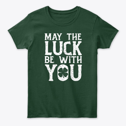 Clover Green May The Luck be With You Unisex Tshirt