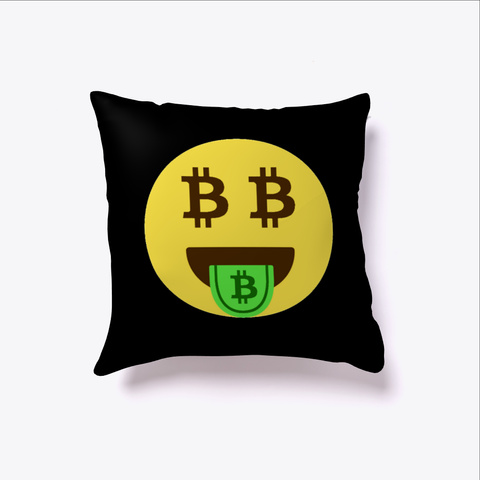Bitcoin Logo Btc Crypto Currency Trading Black T-Shirt Front