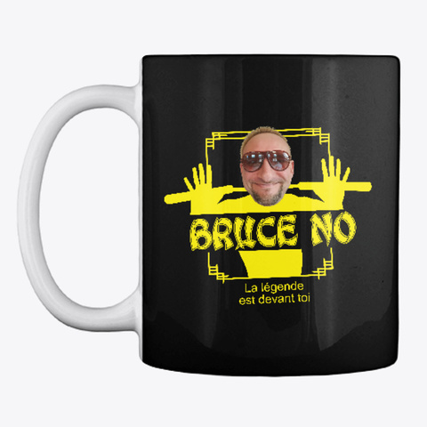 Mug Bruce No Black T-Shirt Front