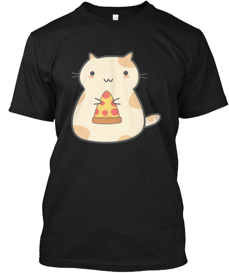 Kawaii Pizza Cat Funny Shirts