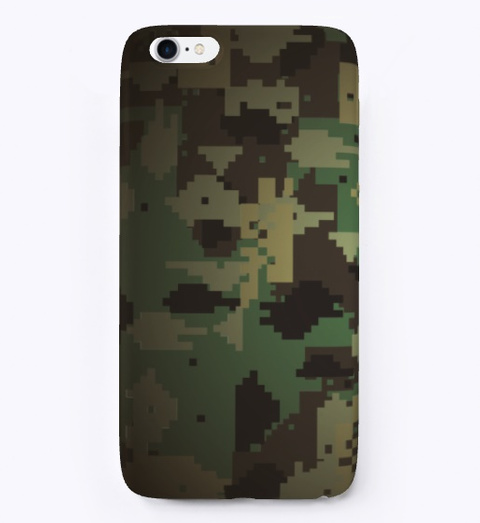 Camouflage Design Phone Case Standard T-Shirt Front