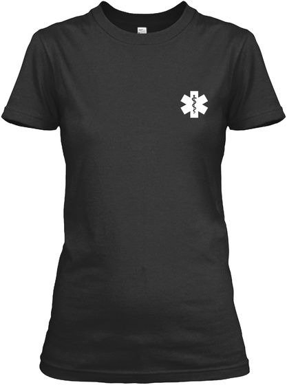 Paramedic   Limited Edition Black T-Shirt Front