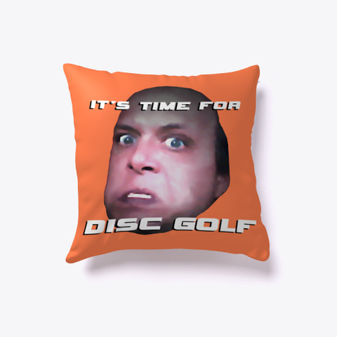 Disc Golf   Pillow Coral T-Shirt Front