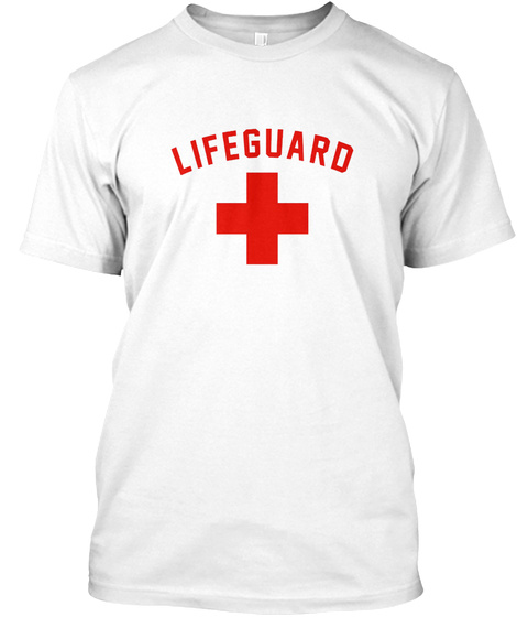 Lifeguard Red White Certified Swimming