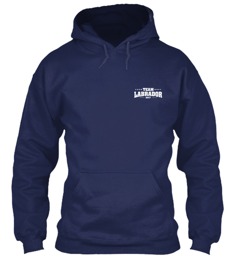 Team Labrador 2017 Navy T-Shirt Front
