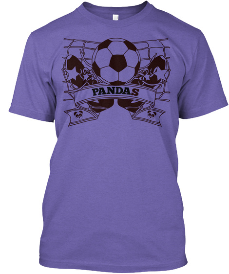 Pandas Orchid T-Shirt Front