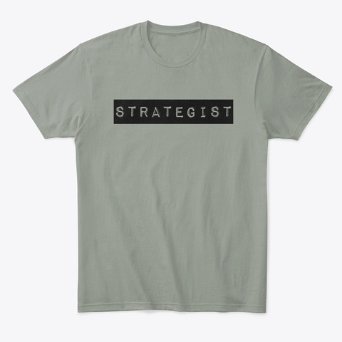 Strategist Grey T-Shirt Front