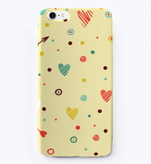 Valentines Love Day Iphone Cover Design Standard T-Shirt Front