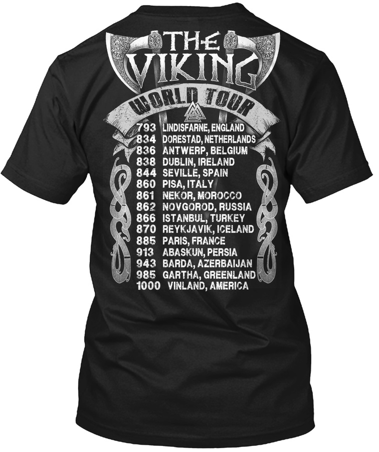 Viking Shirt - Viking World Tour Unisex Tshirt