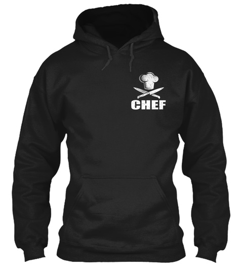 Chef Black T-Shirt Front