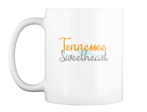 Tennessee Sweetheart White T-Shirt Front