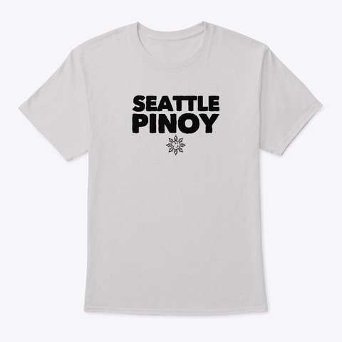 Seattle Pinoy Light Steel T-Shirt Front