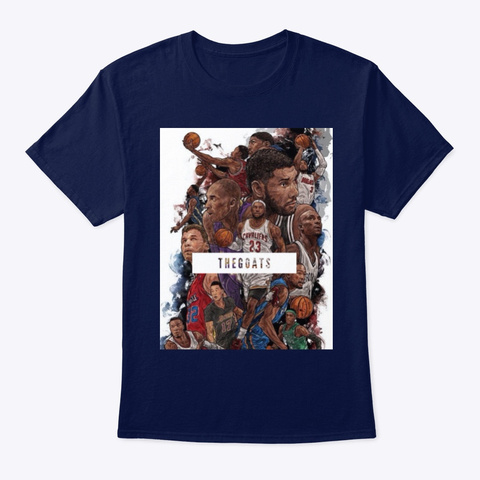 The Goats Navy T-Shirt Front