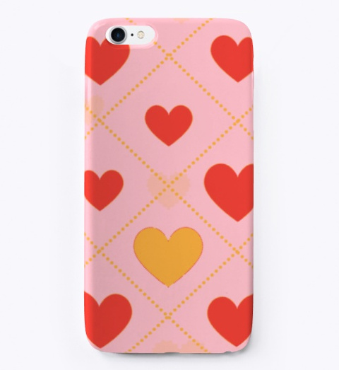Valentines Day Best Iphone Cover Design Pink T-Shirt Front
