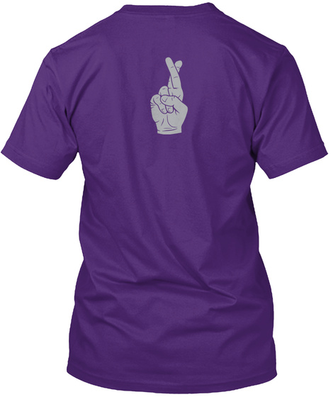 I Promise Honey   Limited Edition Purple T-Shirt Back