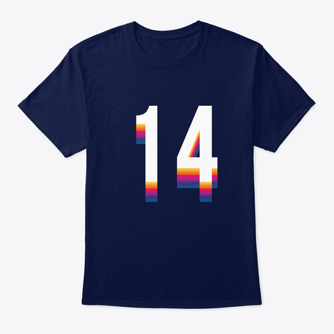 14 Navy T-Shirt Front